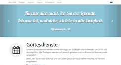 Desktop Screenshot of jesuslebt-speyer.de